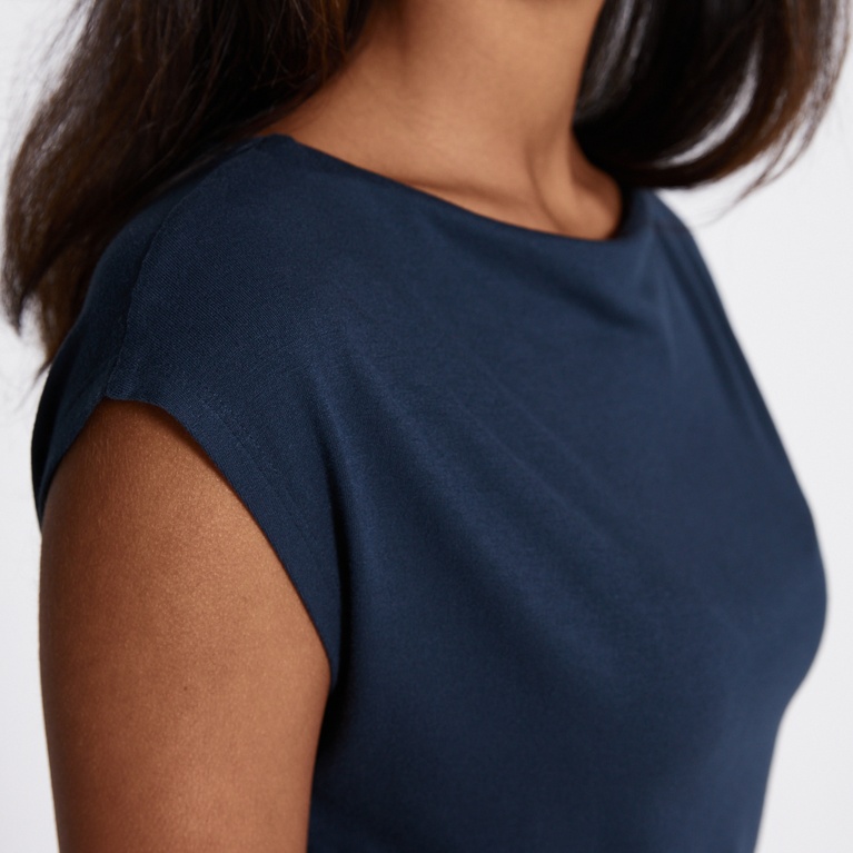 Soft feel top "Livia" Dark Blue